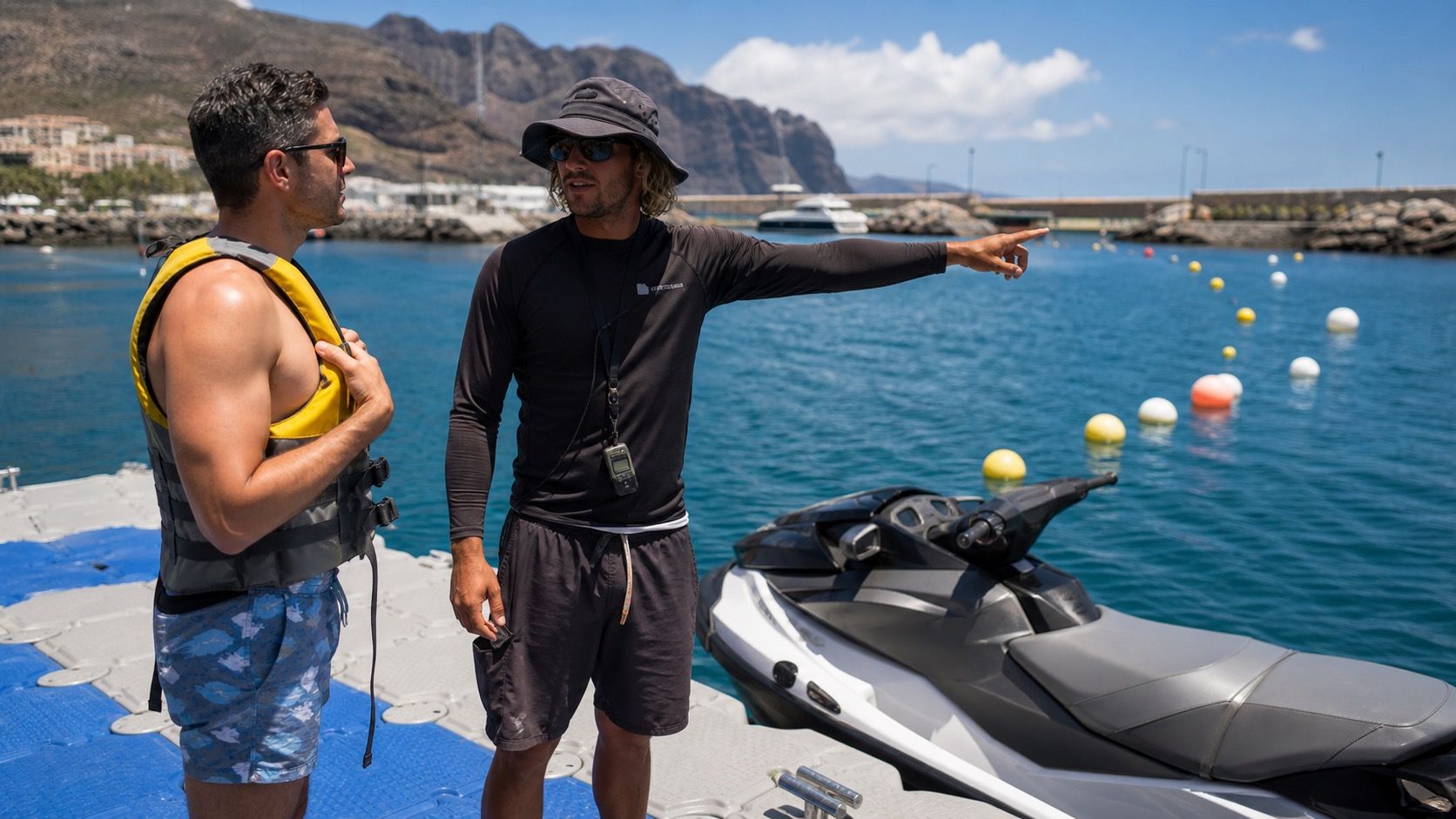 ¿Hace falta licencia para alquilar una moto de agua en Tenerife?